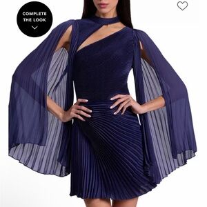 Alice + Olivia Navy Mini Dress